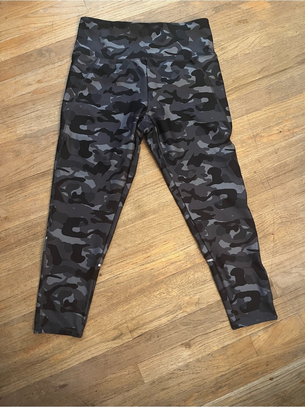 Marika women’s Black and Gray Camo High-Rise Leggings